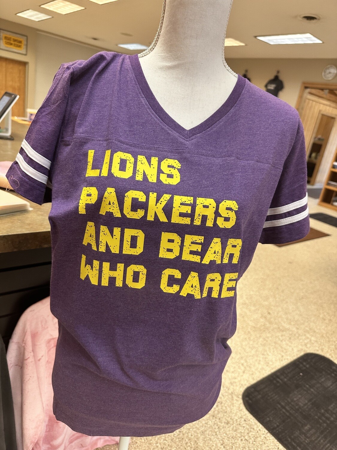Lions Packers and Bears Who Cares