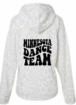 Minnesota Dance Team Unisex Leopard Hoodie