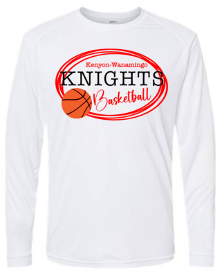 Youth Knights Basketball Performance Long Sleeve
