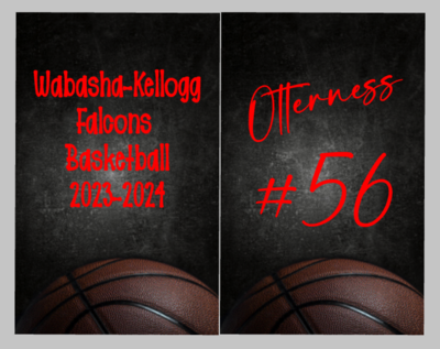 Falcons Basketball Bag Tag