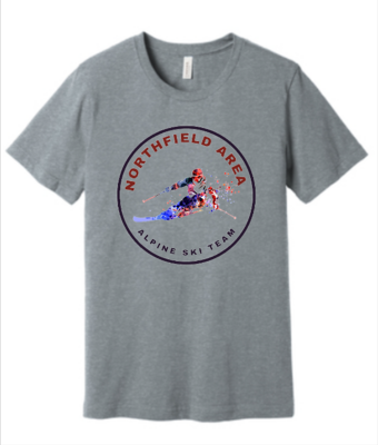 Northfield Alpine Ski Team Short Sleeve T-Shirt Option #1