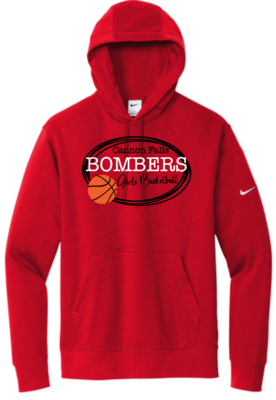 Girls Basketball Fan Nike Hooded Sweatshirt