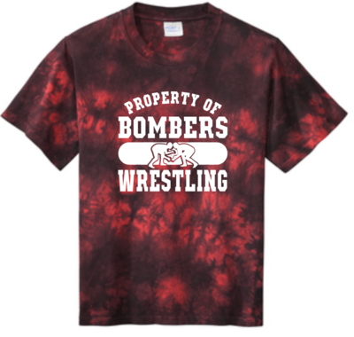 Bombers Wrestling Crystal Dye T-Shirt