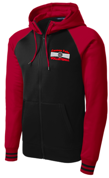 Cannon Falls Volleyball Colorblock Zip Up