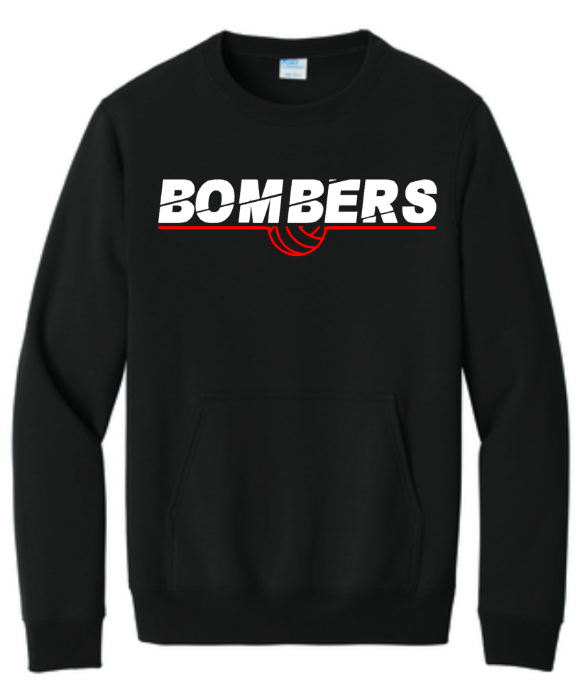 Bombers Volleyball Crewneck with Pocket
