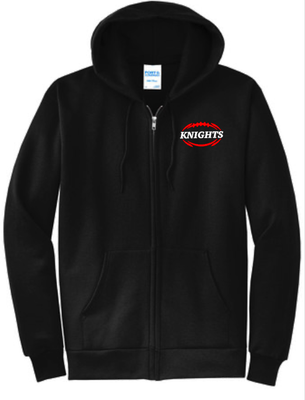 Knights Football Full Zip Sweatshirt