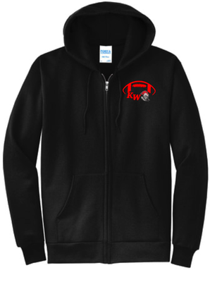 Knights Football #2 Full Zip Sweatshirt