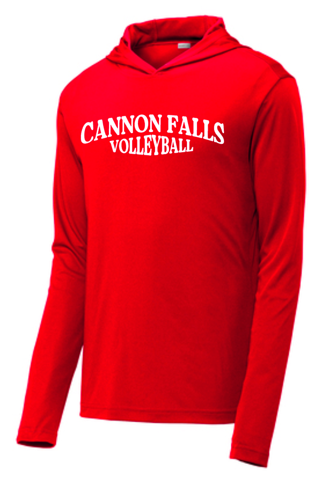 Cannon Falls Volleyball Performance Hooded Tee