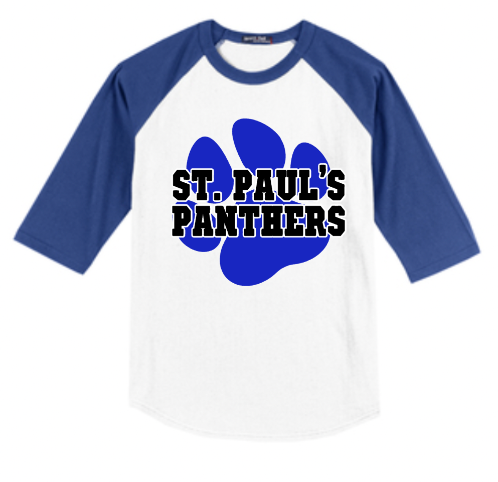 St. Paul Panthers Baseball Tee Design #1