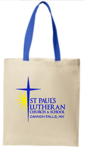 St. Paul&#39;s Lutheran Tote Bag Design