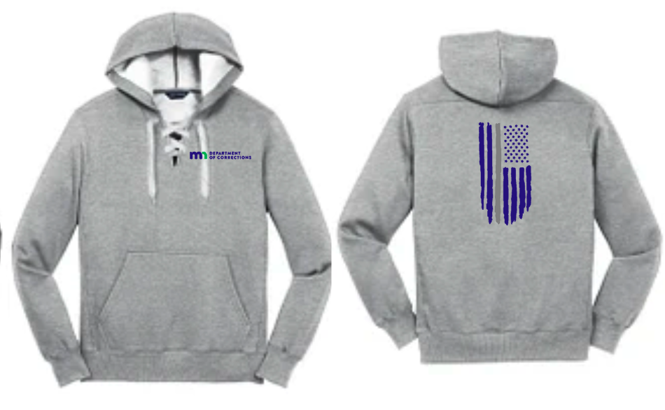 MN Correction Hockey Lace Hooded Sweatshirt #2
