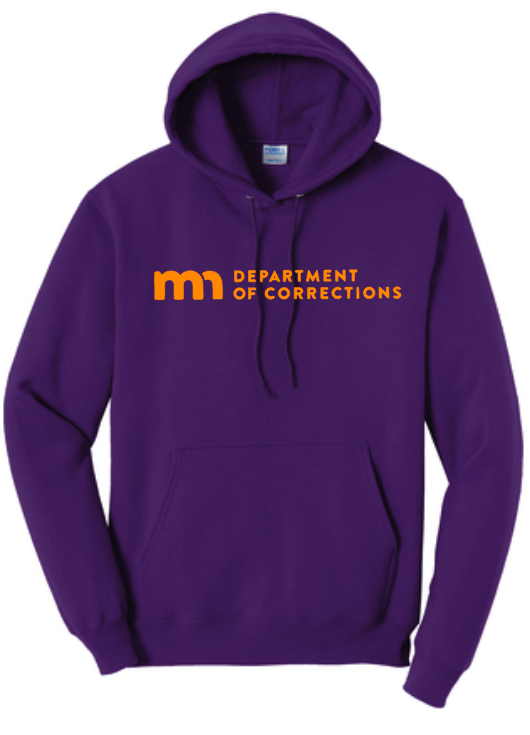 MN Correction Purple Hooded Sweatshirt