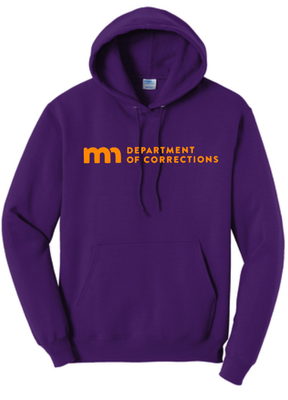 MN Correction Purple Hooded Sweatshirt