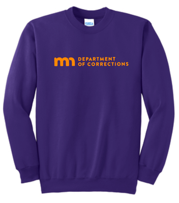 MN Correction Purple Crewneck