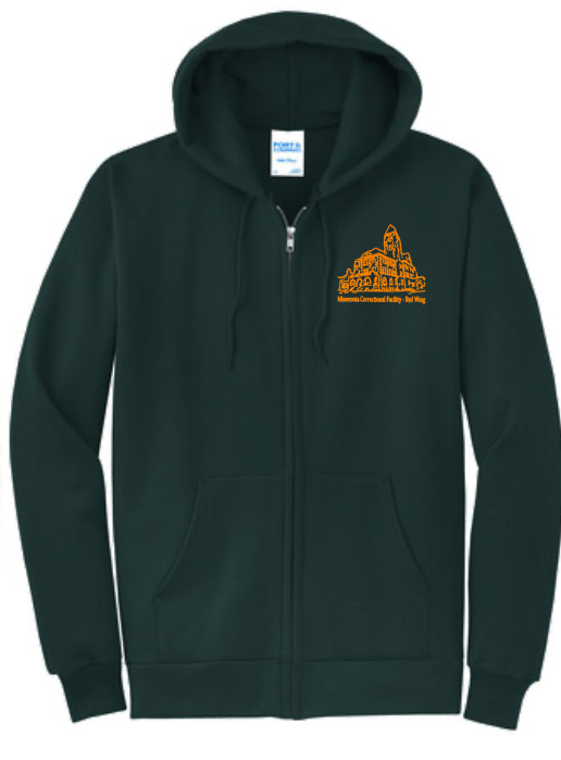 MN Correction Green Zip Up Hooded Sweatshirt #2