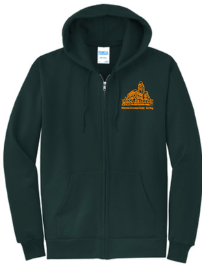 MN Correction Green Zip Up Hooded Sweatshirt #2