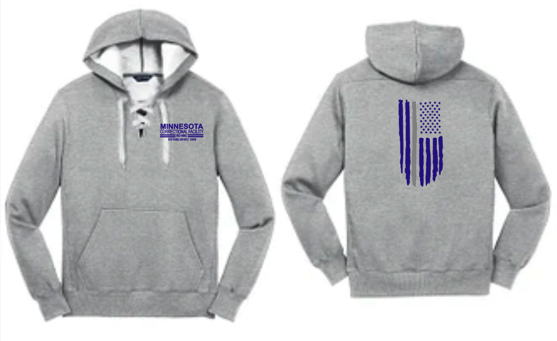 MN Correction Hockey Lace Hooded Sweatshirt #8