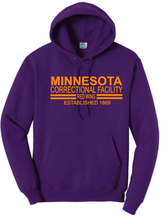 MN Correction Purple Hooded Sweatshirt #4