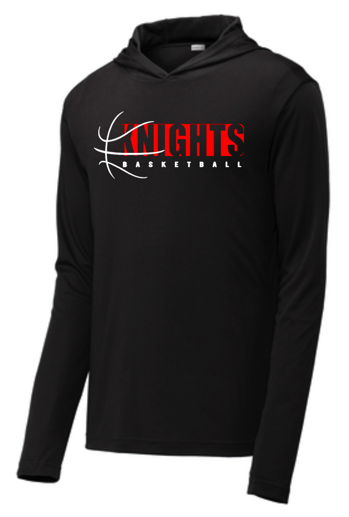 Knights Basketball #2 Performance Hooded Tee