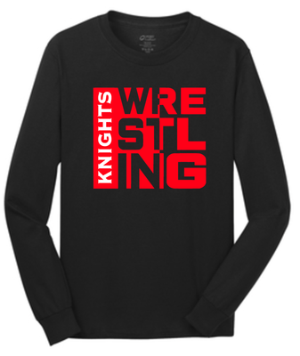 KW Knights Wrestling Long Sleeve T-Shirt #2