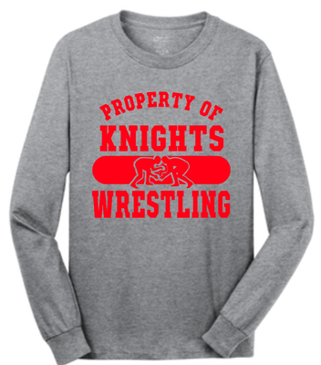 KW Knights Wrestling Long Sleeve T-Shirt #1