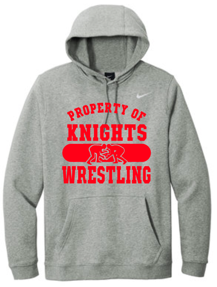 KW Knights Wrestling Nike Hooded Sweatshirt #1