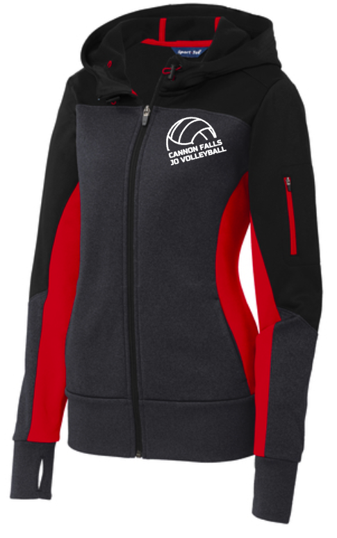 Ladies CFJO Hooded Zip Up