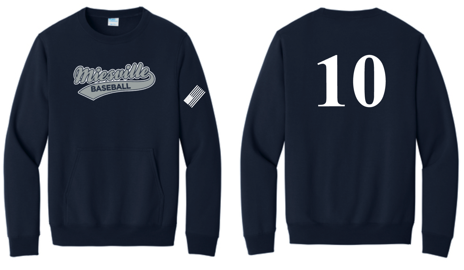 Miesville Jersey Fan Pocket Crewneck