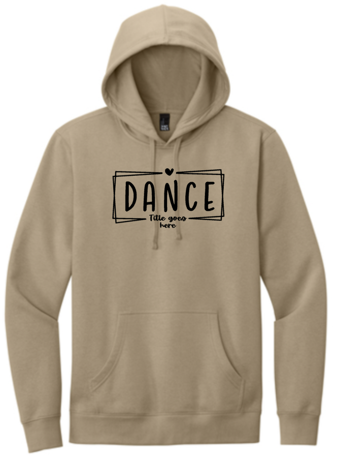 Dance Hooded Sweatshirt Design #1