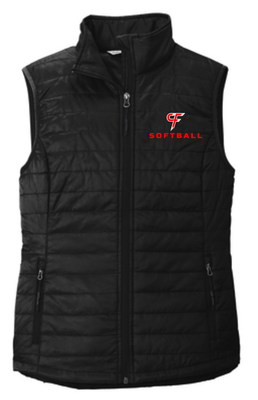 Cannon Falls Softball Women's Packable Puffer Vest