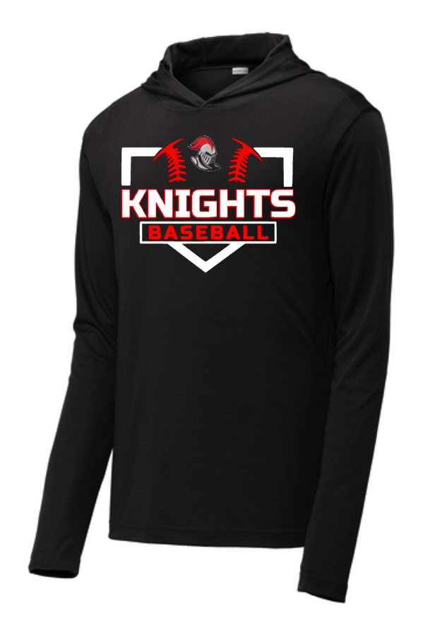 KW Baseball #1 Performance Hooded Tee