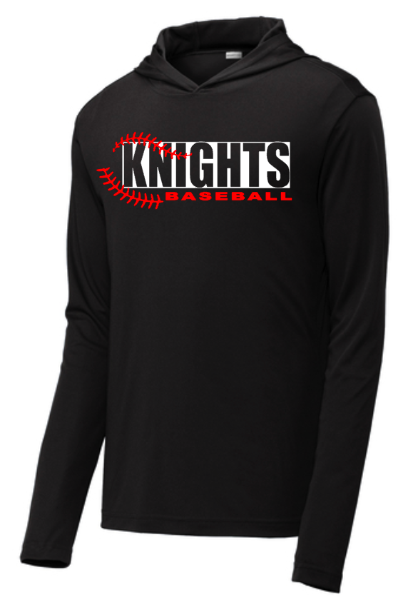 KW Baseball #3 Performance Hooded Tee