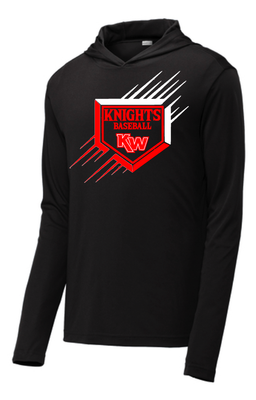 KW Baseball #5 Performance Hooded Tee