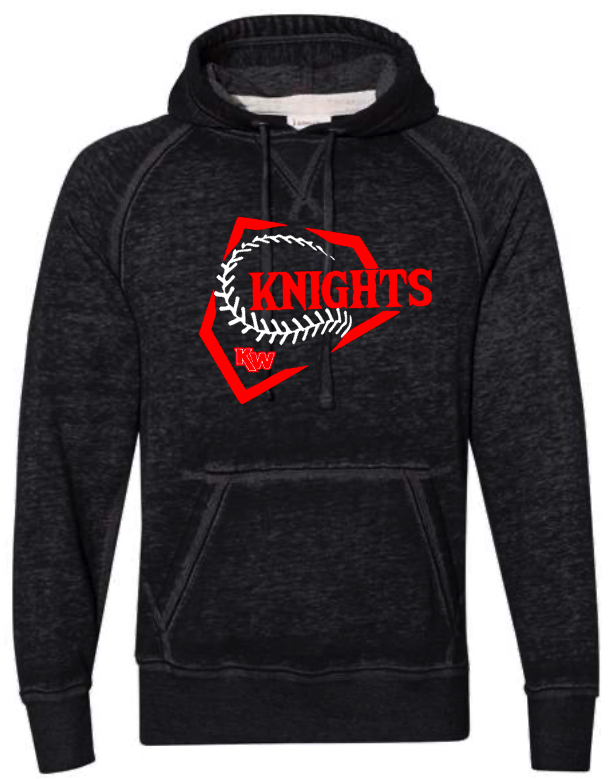 KW Baseball #4 Vintage Hoodie