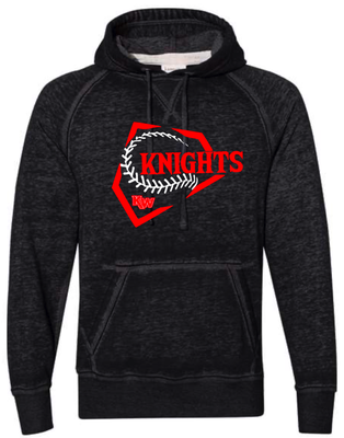 KW Baseball #4 Vintage Hoodie