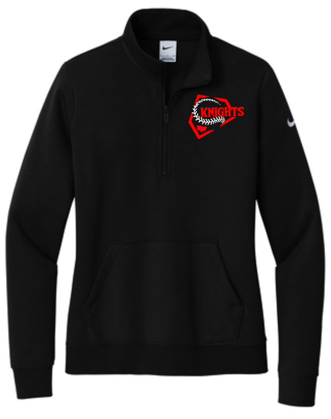 Nike Ladies Baseball #1 1/2 Zip