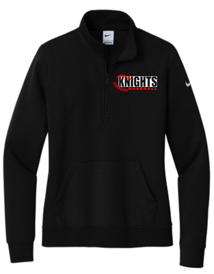 Nike Ladies Baseball #2 1/2 Zip