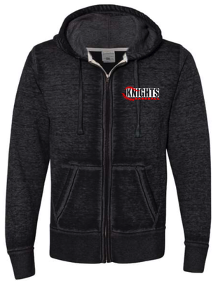 KW Baseball #2 Vintage Zip Up Hoodie