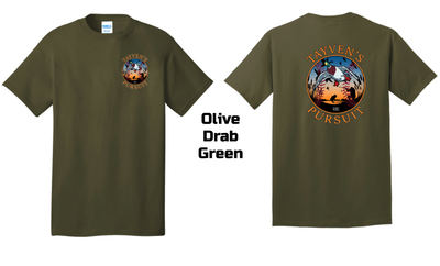 Olive Drab Green - Front &amp; Back Logo