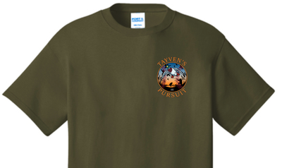 Olive Drab Green - Front Small Logo