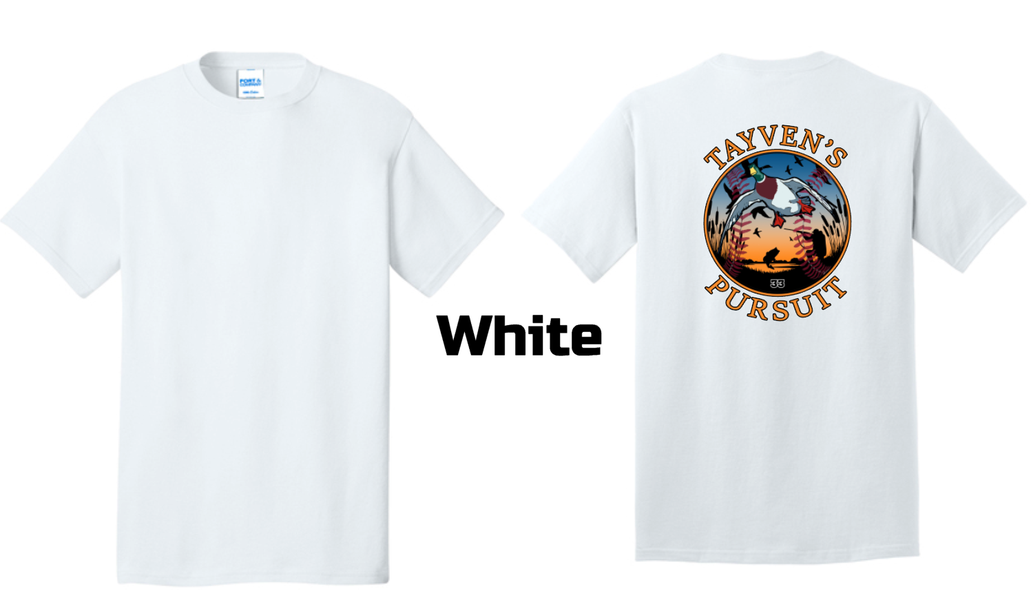 White - Back Logo