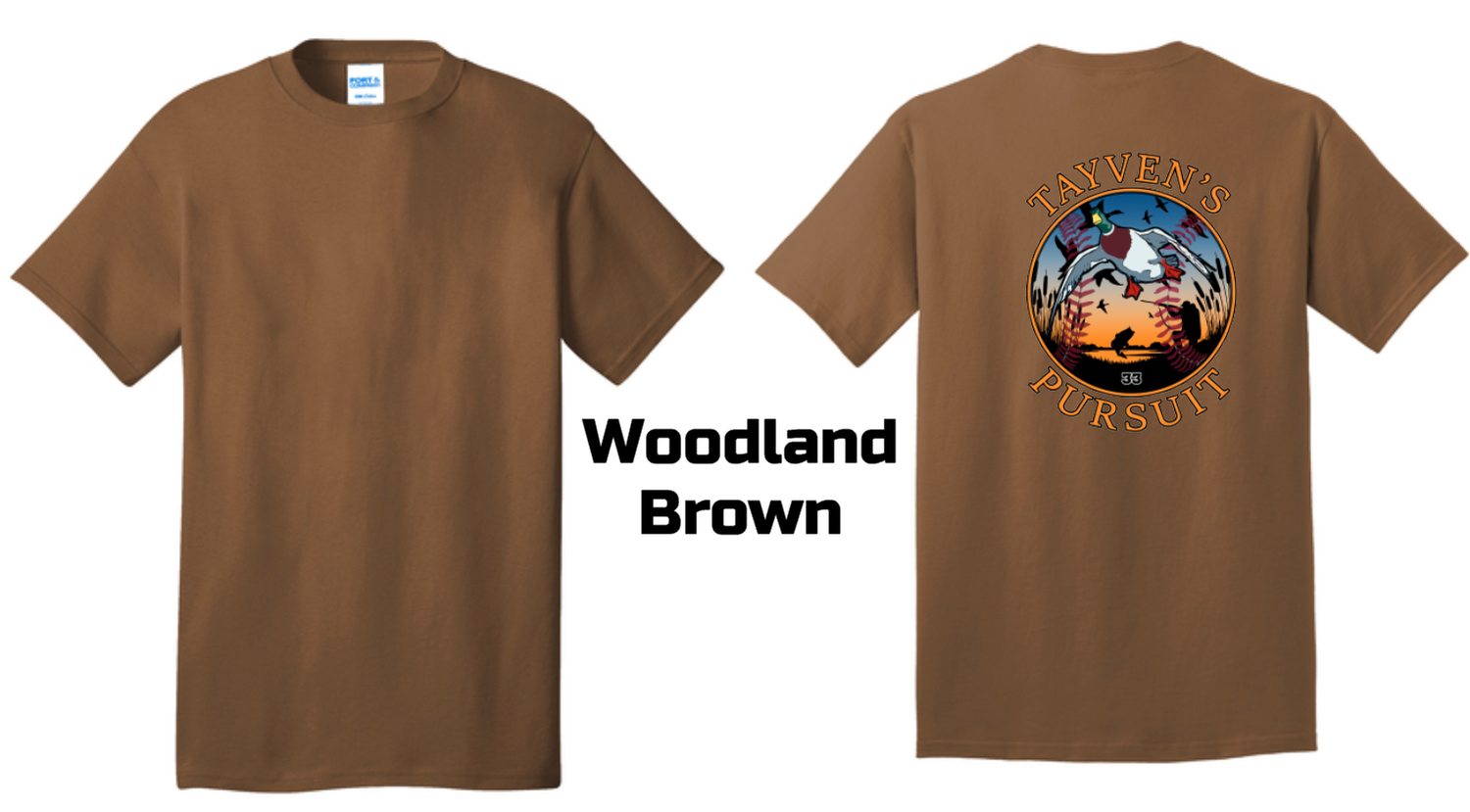 Woodland Brown - Back Logo