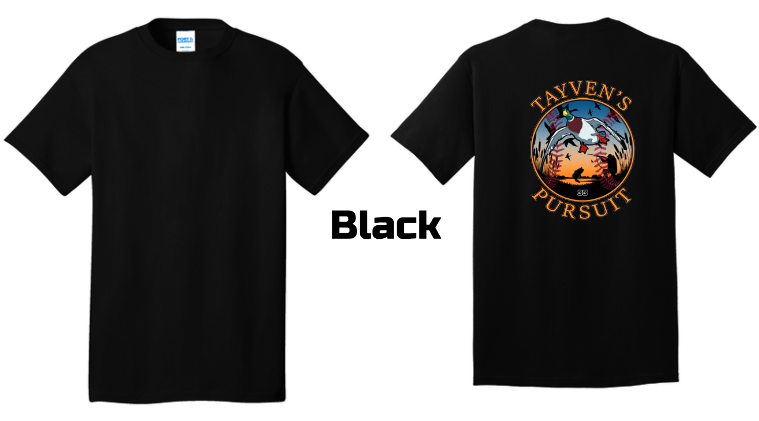 Black - Back Logo