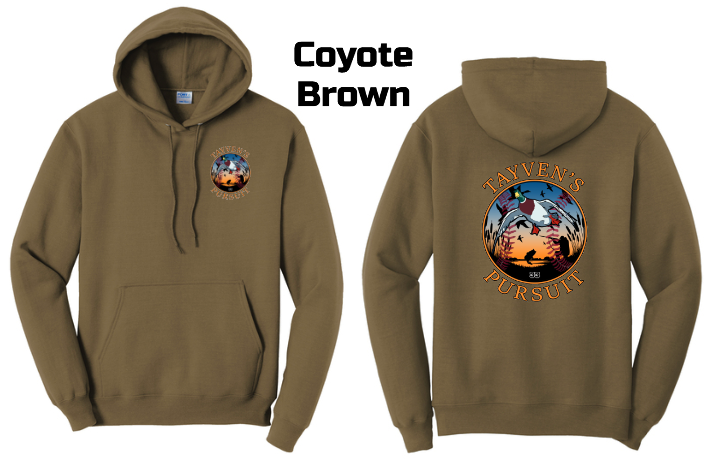 Coyote Brown - Front &amp; Back Logo