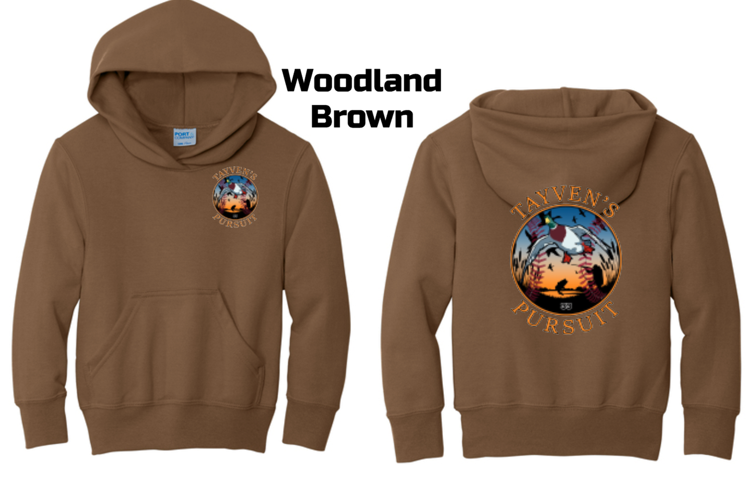 Woodland Brown - Front &amp; Back Logo