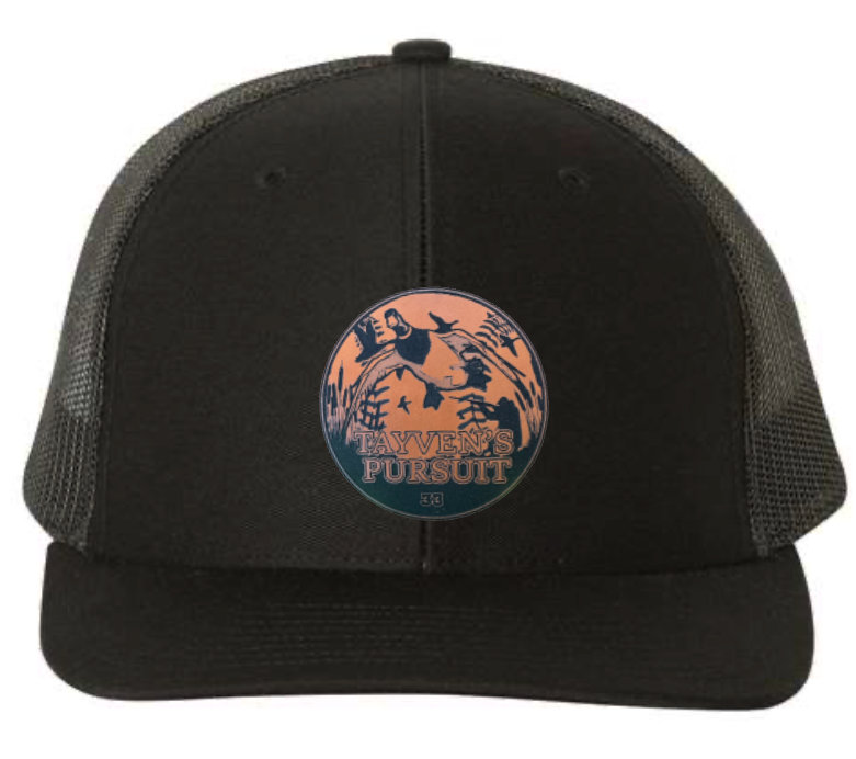 Richardson 112 - Black/Black - Patch