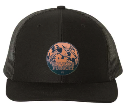 Richardson 112 - Black/Black - Patch