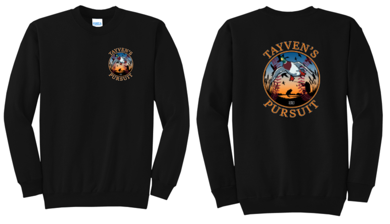 Black - Front &amp; Back Logo