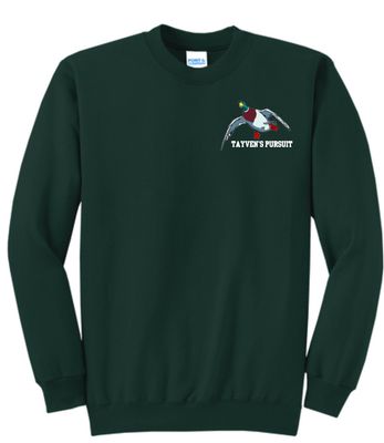 Dark Green - Embroidered Duck