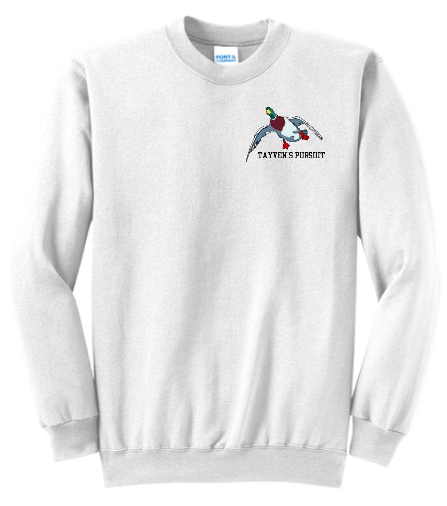 White - Embroidered Duck
